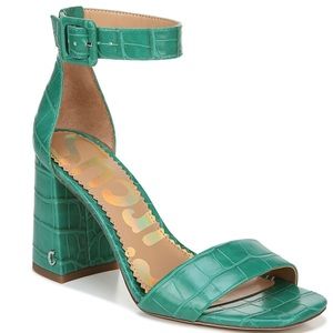 NWOT Circus by Sam Edelman Turquoise Heeled Sandals